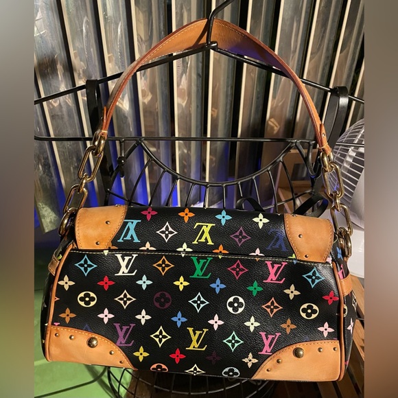 Louis Vuitton Takashi Murakami "Beverly" 2-Piece Bag & Wallet Set EUC - Picture 8 of 11